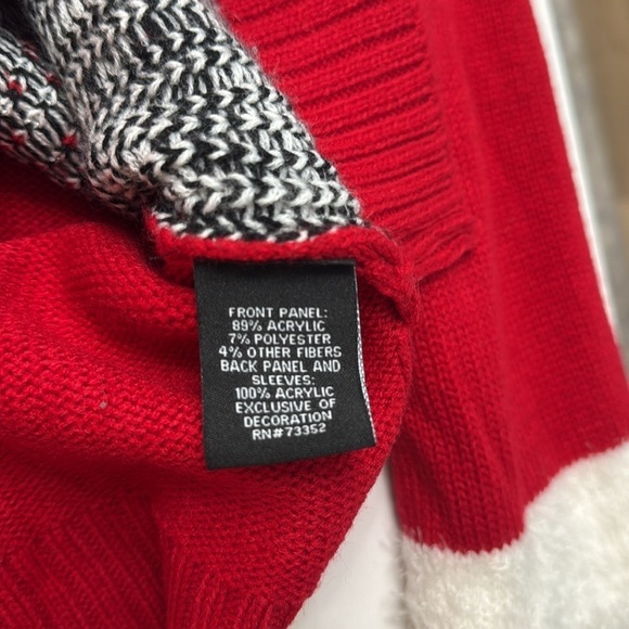 33 Degrees Ugly Christmas Sweater french bulldog women's size XL - Picture 5 of 7